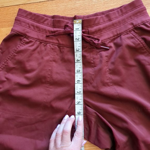 The North Face Aphrodite Motion Pants Lightweight Hiking Burgundy - Picture 11 of 16